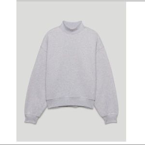 Aritzia Tna Cozy Fleece Mega Mockneck
